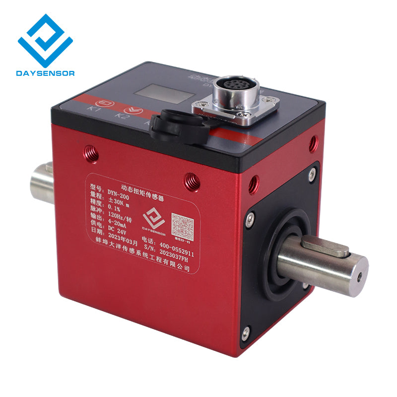 Non-contact Rotating Dynamic Torque Sensor large Range Square Motor Rotary Torque sensor Transducer Tester Price Sale