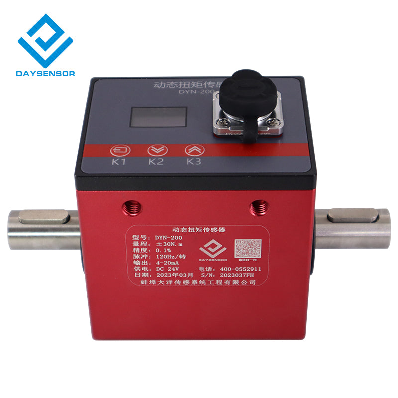 Non-contact Rotating Dynamic Torque Sensor large Range Square Motor Rotary Torque sensor Transducer Tester Price Sale