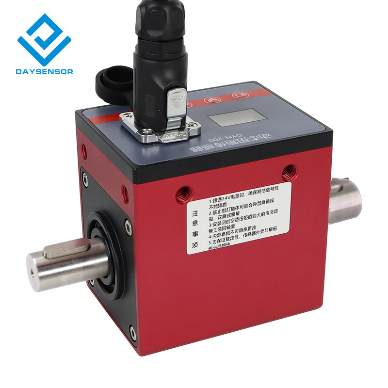 Non-contact Rotating Dynamic Torque Sensor large Range Square Motor Rotary Torque sensor Transducer Tester Price Sale